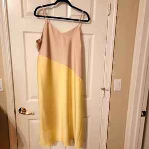 Express Colorblock Slip Dress